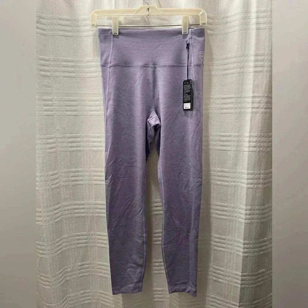 NWT Allbirds Natural Flow Legging Purple Hush Merino Wool Yoga Athleisure